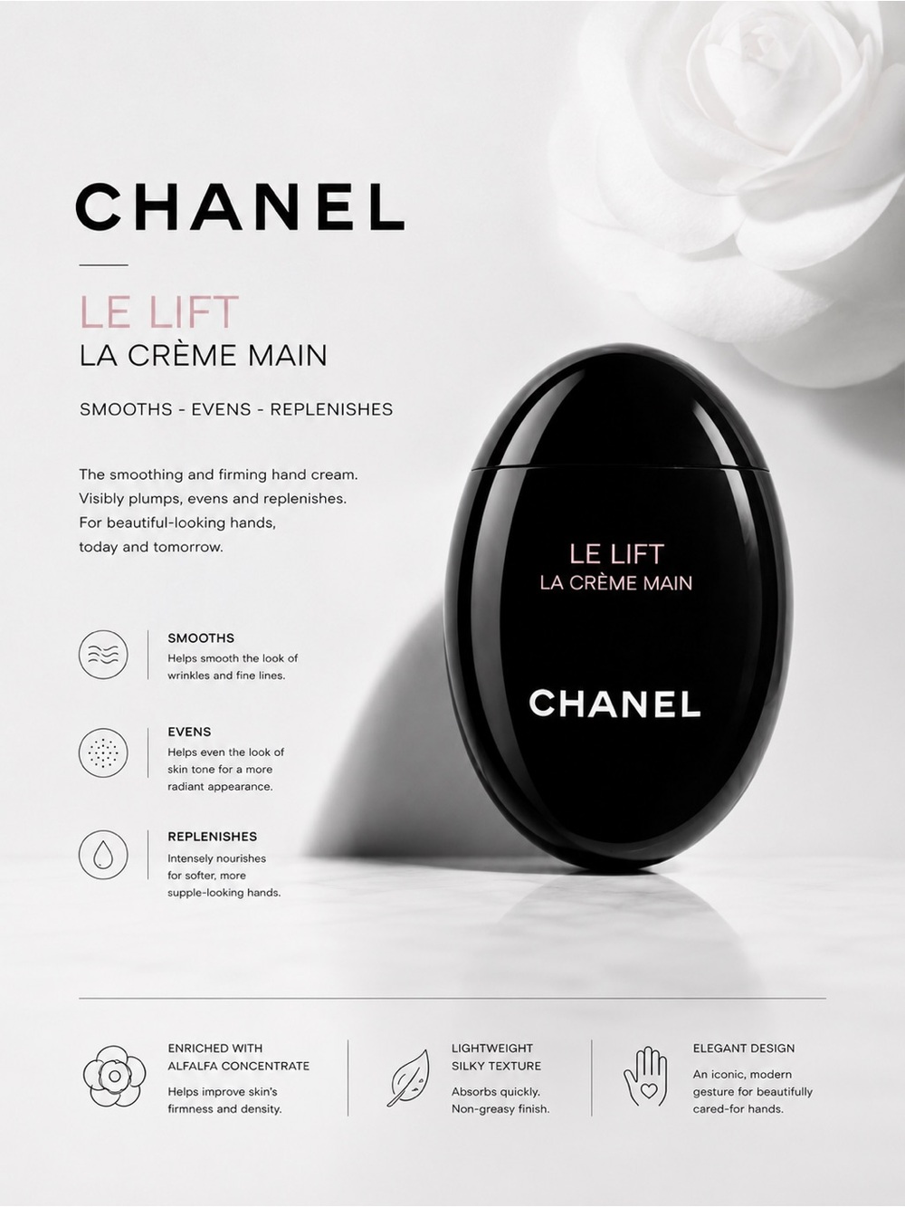 CHANEL Le Lift La Crème Main Hand Cream NIB $80